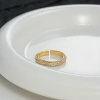 A high-end and niche circular diamond-encrusted simple and cute ring, a fashionable and versatile stainless steel accessory for women Application Scenario